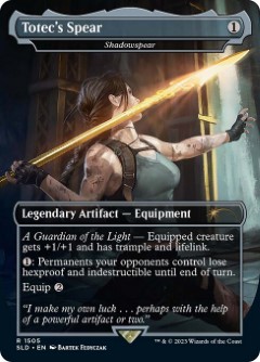 Shadowspear - Totec's Spear Secret Lair Drop - Tomb Raider